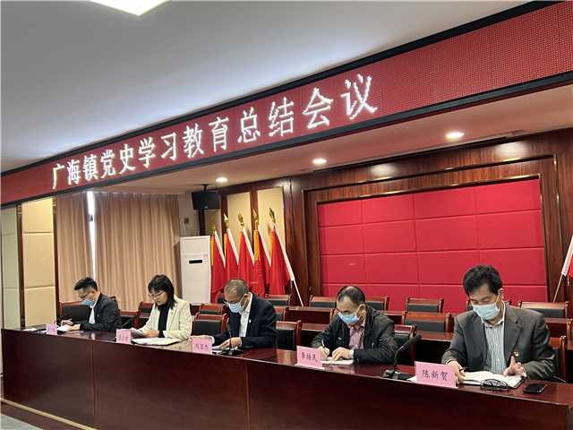 廣海鎮(zhèn)開展黨史學(xué)習(xí)教育總結(jié)會議、專題民主生活會1.jpg