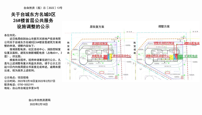 臺自然資（規(guī)）示﹝2022﹞13號-關于臺城東方名城D區(qū)26#樓首層公共服務設施調整的公示.jpg