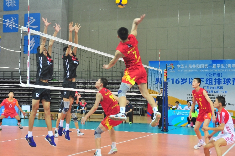 第一屆學(xué)青會(huì)16歲以下組男排預(yù)賽B組臺(tái)山賽區(qū)落幕20230817-4.jpg